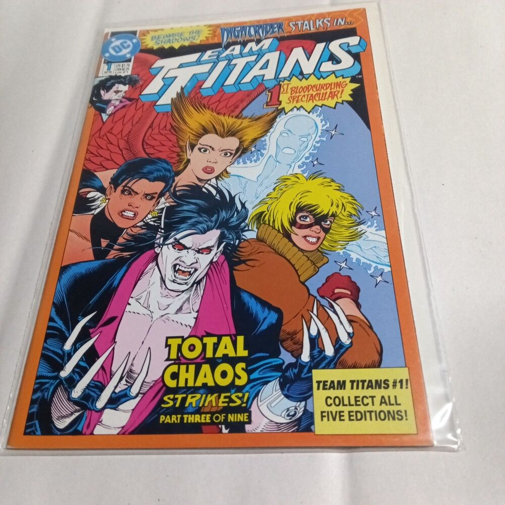 Team Titans #1 (DC 1992) Nightrider Cover Variant